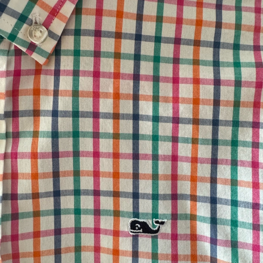 Boys Vineyard Vines Size Large Whale Shirt